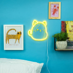 Fizz Creations Squishmallows - Cam Neon Wandlamp - Geel