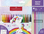 Faber-Castell Viltstift eenhoorn 18+6 + stickers (554221)