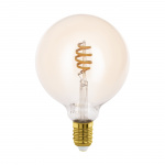 Eglo E27 G125 spiraal, amber - TW - Zigbee, Bluetooth Eglo E27 G125 spiraal, amber - TW - Zigbee, Bluetooth
