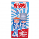 Fizz Creations Slush Puppie Papieren Bekers (x 20) & Rietjes