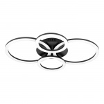 Eglo Paranday-Z plafondlamp met cirkels zwart 61,5x45 - TW - Zigbee, Bluetooth