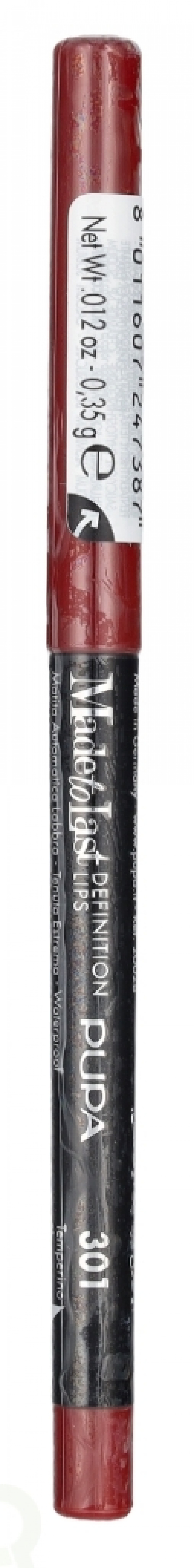 Pupa Milano Pupa Made To Last Definition Lips 0.35 g #301 Terra Di Siena