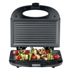 MELISSA Sandwichmaker / grillplaat 750 Watt Zwart