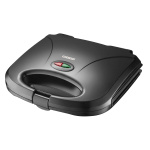 MELISSA Sandwichmaker / grillplaat 750 Watt Zwart