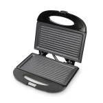 MELISSA Sandwichmaker | 750 W | Grillplaten | Automatische temperatuurregeling | Anti-aanbaklaag | Zwart