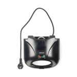 MELISSA Sandwichmaker | 750 W | Grillplaten | Automatische temperatuurregeling | Anti-aanbaklaag | Zwart