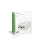 Nedis CATV-Versterker | Versterking: 25 dB | 47 - 694 MHz | Outputs: 2 | Versterkingsregelaar | Wit