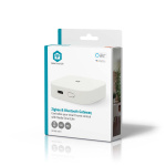 Nedis SmartLife Gateway | Bluetooth® / Zigbee 3.0 | 50 Apparaten | USB Gevoed | Android™ / IOS | Wit