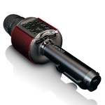 Lenco Bluetooth® karaokemicrofoon met luidspreker & verlichting Zwart