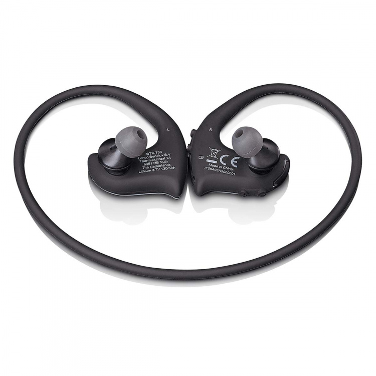 Lenco Spatwaterdichte Sport Bluetooth® hoofdtelefoon en MP3-speler in-1