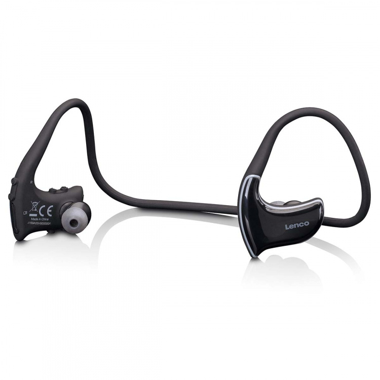 Lenco Spatwaterdichte Sport Bluetooth® hoofdtelefoon en MP3-speler in-1