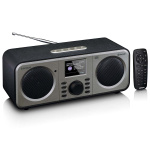 Lenco Stereo DAB+ FM-radio met Bluetooth® Zwart