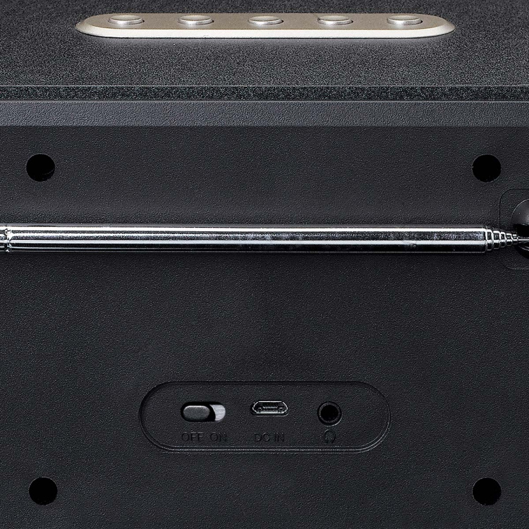 Lenco Stereo DAB+ FM-radio met Bluetooth® Zwart