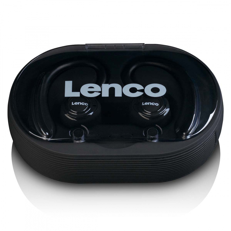 Lenco Sport IPX5 TWS Bluetooth®-oortelefoon Zwart