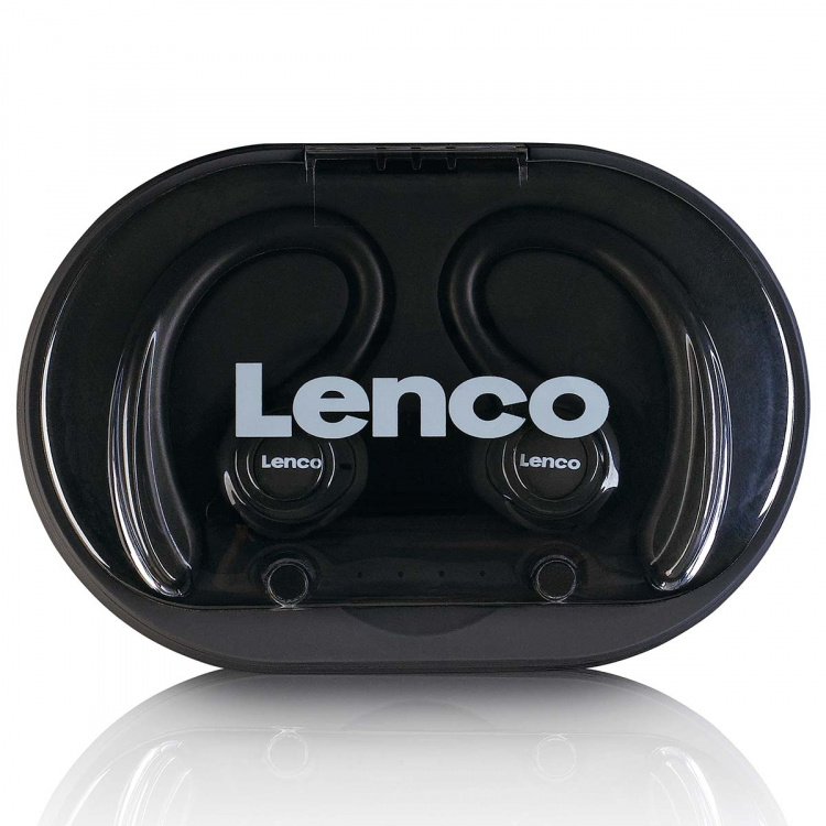 Lenco Sport IPX5 TWS Bluetooth®-oortelefoon Zwart