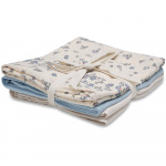 That\'s Mine Bora mousseline doek 3-pack - Sprinkles Hearts Off White - Oneesize