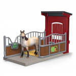 Schleich Ponybox met mustang merrie - (42724)