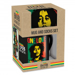 Pyramid International BOB MARLEY MUG & SOCK SET - UK maat 3-8 / EU maat 36-41