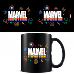Pyramid International MARVEL PRIDE (LOGO REGENBOOG) ZWARTE MOK