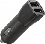 Wave auto-oplader, met twee USB-aansluitingen, 3,1 A Wave auto-oplader, met twee USB-aansluitingen, 3,1 A