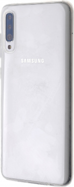 Wave siliconen beschermer, Samsung Galaxy A70, transparant