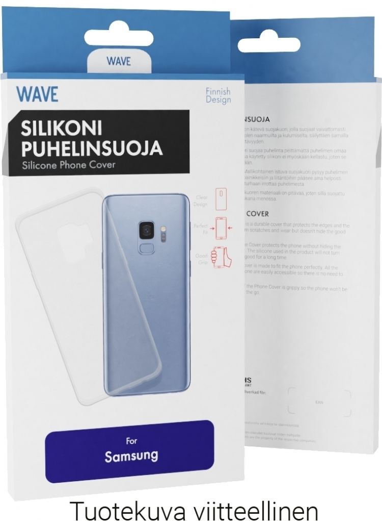Wave siliconen beschermer, Samsung Galaxy A70, transparant
