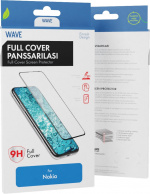 Wave Full Cover gepantserd glas, Nokia 4.2, zwart Wave Full Cover gepantserd glas, Nokia 4.2, zwart