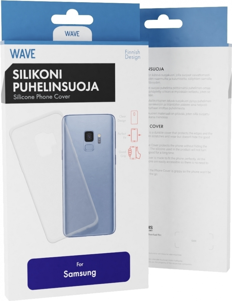 Wave siliconen beschermer, Samsung Galaxy A41, transparant Wave siliconen beschermer, Samsung Galaxy A41, transparant