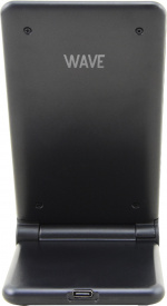 Wave Qi Desktopstandaard 15W met draadloos opladen, zwart