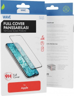 Wave Full Cover pantserglas, iPhone 13 / 13 Pro, zwarte rand Wave Full Cover pantserglas, iPhone 13 / 13 Pro, zwarte rand