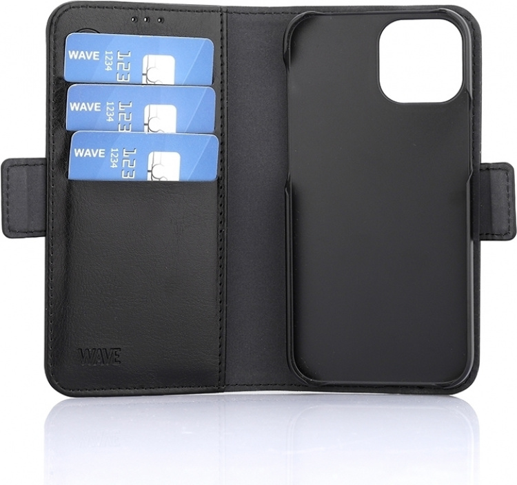 Wave Duo BookCase, iPhone 13 mini, zwart