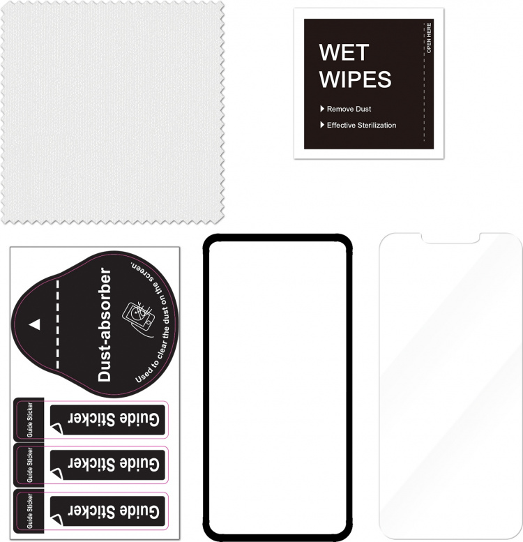 FoneKit gepantserd glas, iPhone 12 / 12 Pro