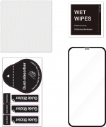 FoneKit Volledig schermpantser, iPhone 12 / 12 Pro, zwart