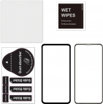 FoneKit Full Cover gepantserd glas, iPhone 11 / XR, zwart