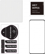 FoneKit Full Cover gepantserd glas, OnePlus 11, zwart