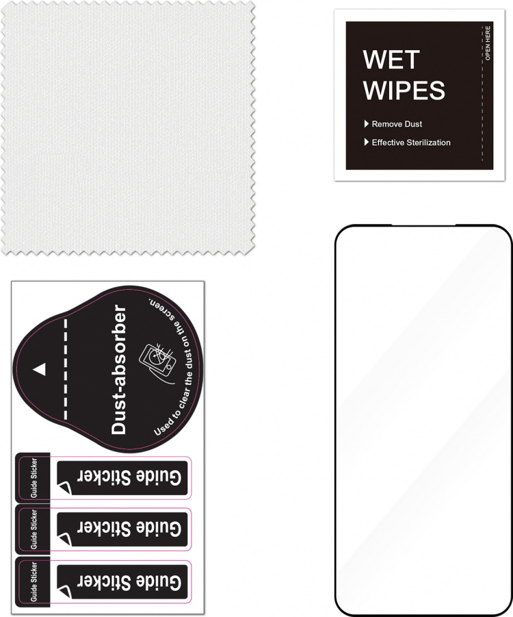 FoneKit Full Cover, Samsung Galaxy S22 / S23, zwart