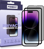 FoneKit Privacy+ Volledige hoes, iPhone 14 Pro Max, zwart FoneKit Privacy+ Volledige hoes, iPhone 14 Pro Max, zwart