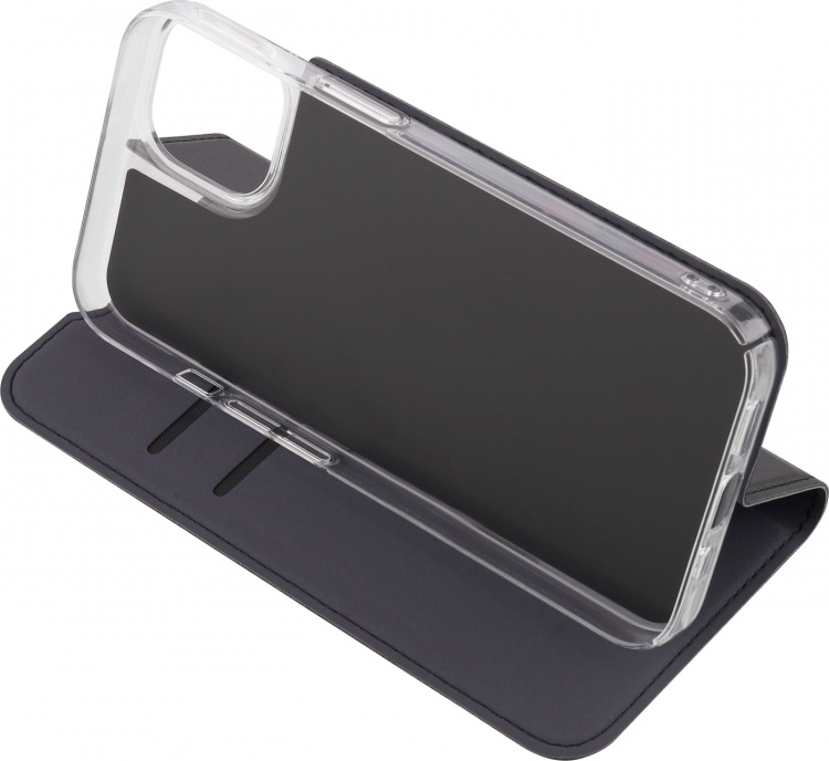 FoneKit BookCase beschermhoes, iPhone 13, zwart