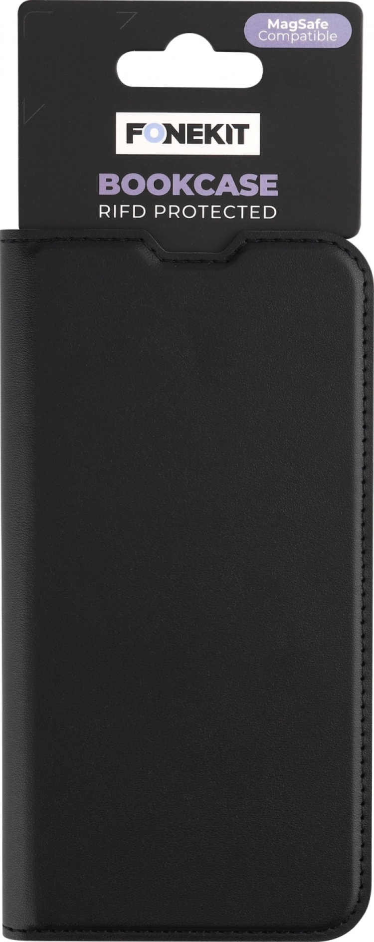 FoneKit BookCase beschermhoes, iPhone 13, zwart