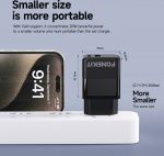 FoneKit Dubbele 20W lader, USB-C + USB-A, zwart FoneKit Dubbele 20W lader, USB-C + USB-A, zwart