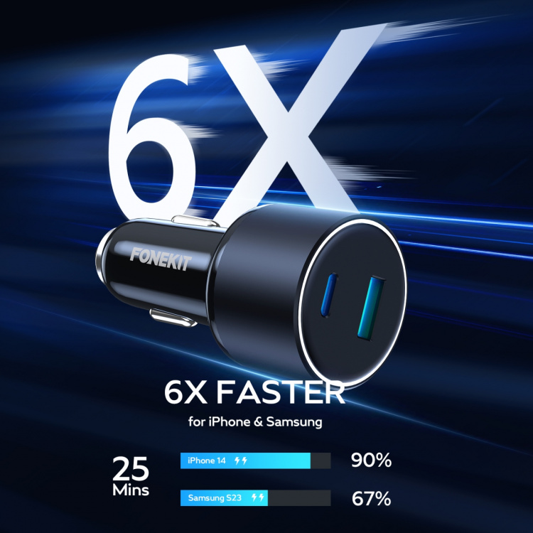 FoneKit Autolader Travel 100W FoneKit Autolader Travel 100W