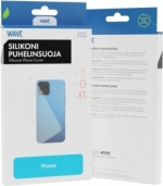 Wave siliconen beschermer, Honor 90, transparant Wave siliconen beschermer, Honor 90, transparant