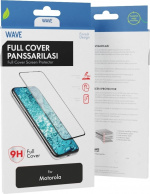 Wave Full Cover gepantserd glas, Motorola Moto G84 5G, zwarte rand