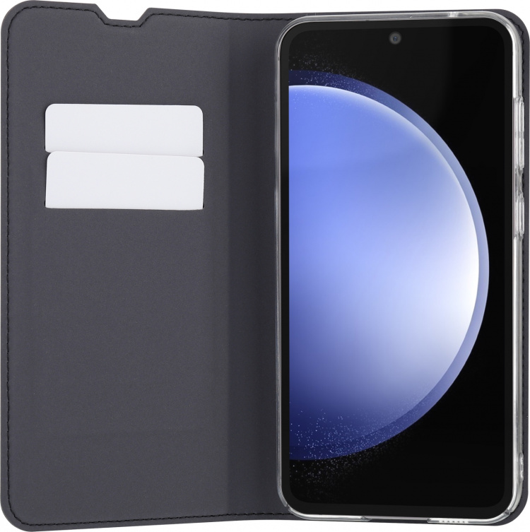 FoneKit BookCase beschermhoes, Samsung Galaxy S23 FE, zwart FoneKit BookCase beschermhoes, Samsung Galaxy S23 FE, zwart