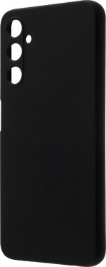 Wave Soft Touch siliconen beschermer, Samsung Galaxy A05s, Zwart