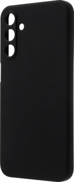Wave Soft Touch siliconen beschermer, Samsung Galaxy A15, Zwart