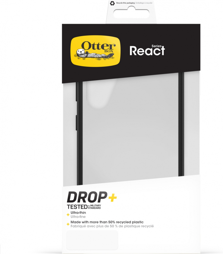Otterbox React beschermhoesje, zwart/helder, Samsung Galaxy S24