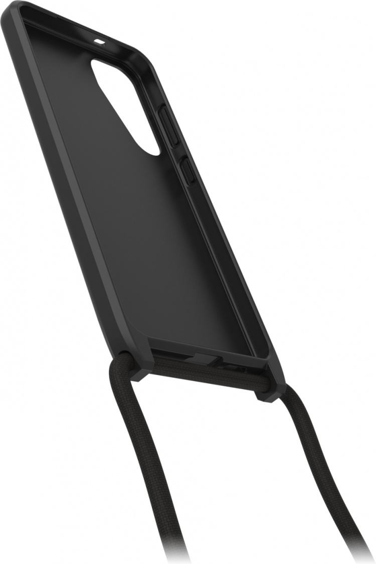 Otterbox React Necklace beschermhoes met riem, zwart, Samsung Galaxy S24+