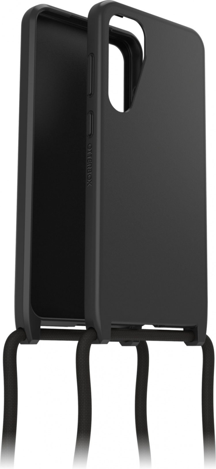 Otterbox React Necklace beschermhoes met riem, zwart, Samsung Galaxy S24+