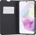 FoneKit BookCase beschermhoes, Samsung Galaxy A35, zwart